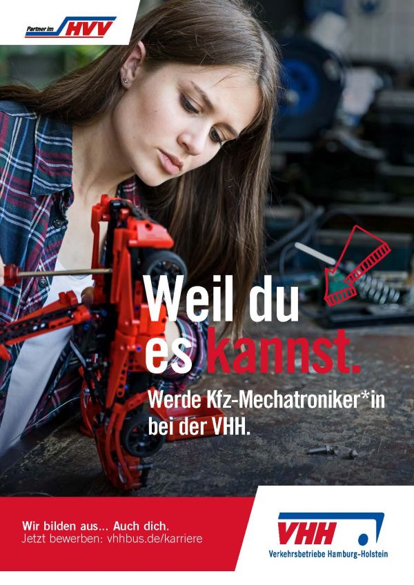 VHH Jobkampagne 2018 Kfz-Mechatroniker*in Hochvolttechnik