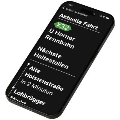 hvv custom App Ansicht